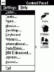 Приложение Control Panel