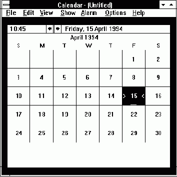 Календарь с будильником Calendar